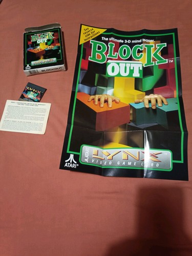 Atari lynx game block out - atari,
