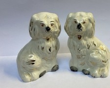 Pair Of Vintage Beswick English Spaniel 1378-7 The Smallest Dogs 3.5”
