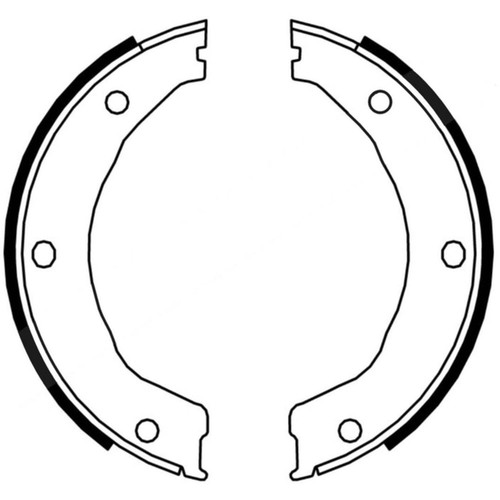 Abe crg002abe brake shoe set - brake,
