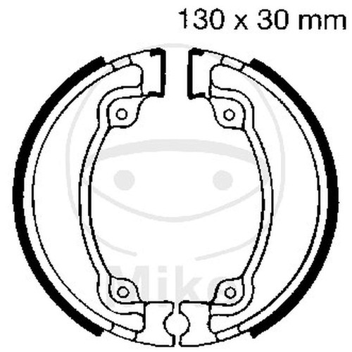 Pair brake pads - ebc, h318