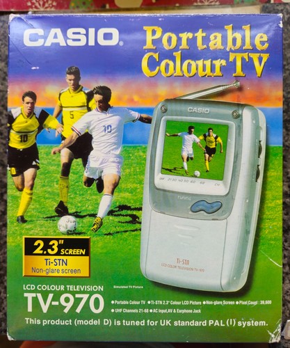 Casio 970d portable colour - tv-970d,