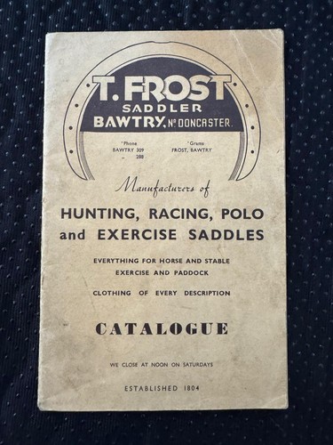 1950 frost saddler bawtry - t,