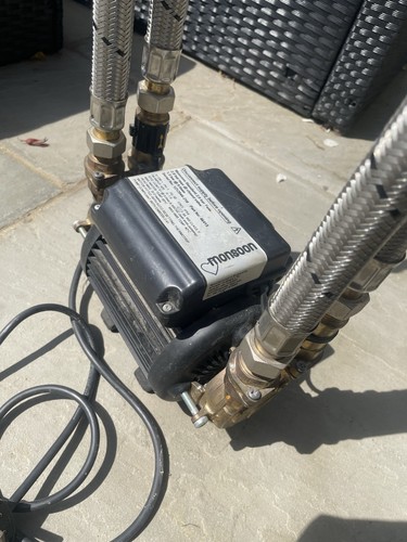Monsoon shower pump excellent - shower, pump.