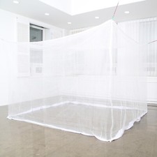 3m (10ft) Extra Large size White Mosquito Fly Net Netting Outdoor Camp bug