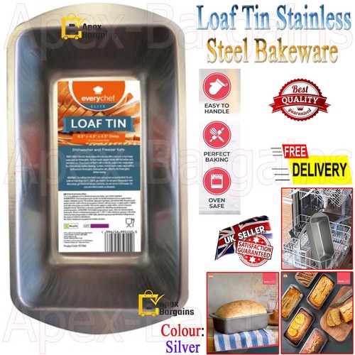 2lb loaf tin stainless - 2lb,