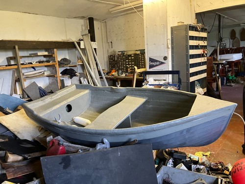 Grp punt rowing boat 8ft - rowing,