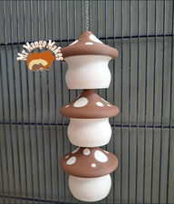 Rat Mushroom Hanging Foraging Toy, Rat Enrichment Toy, Bird Enrichment Toy