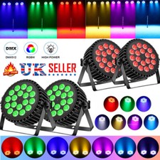 270W LED Beam Stage Lighting RGBW 18LED Par Can Light DMX for DJ Bar Party Disco