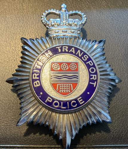 British transport helmet plate - british,