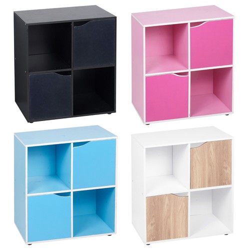 Cube wooden bookcase - 4,
