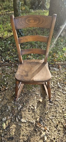 Antique wooden rocking - wooden, chair