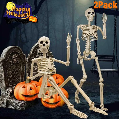 2pack 4ft halloween skeleton - 5.4ft,
