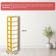 Plastic Storage Drawers, Space