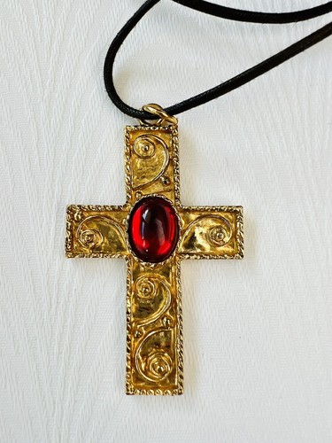Large vintage 1980s gold - large,