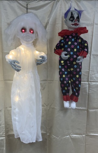Talking clown light - up, ghost