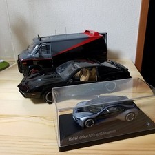 1/18 HOTWHEELS ELITE/A TEAM/Skynet KNIGHT RIDER K.I.T.T/Genuine 1/43 BMW Vision