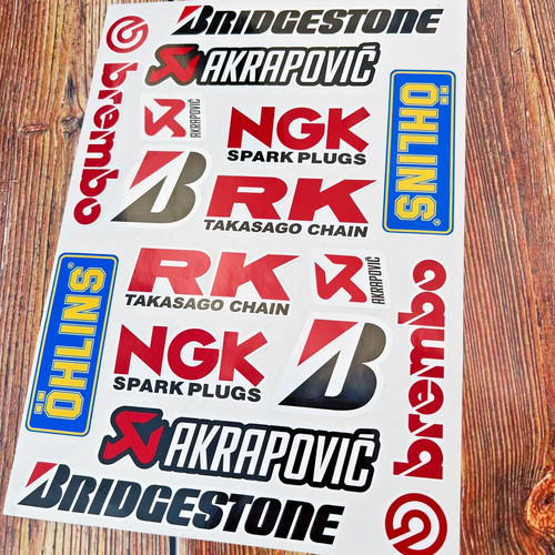 Sponsor sheet set decals - set,