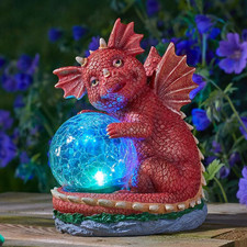Solar Dragon Garden Ornament