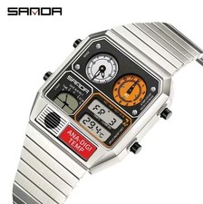 Sanda Multifunction Watch - Citizen Ana Digi Temp Homage Week Date Waterproof UK