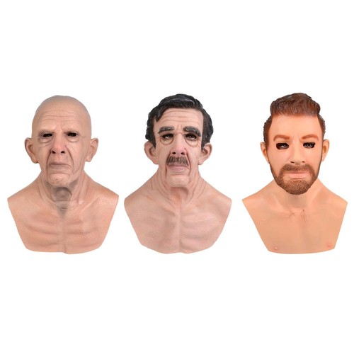 Realistic old man - realistic, mask