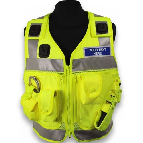Vis duty vest - hi-vis, klick