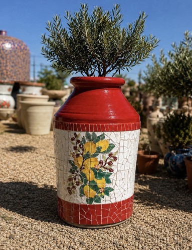 Mediterranean mosaic garden - mediterranean,