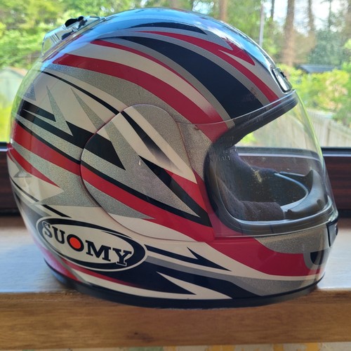 Motorcycle race helmet suomy - motorcycle,