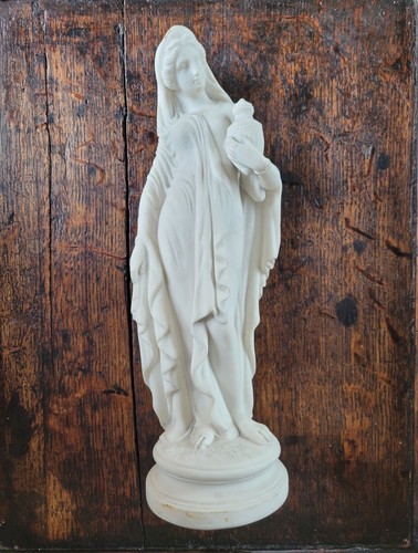Antique parian figure - parian, phryne's
