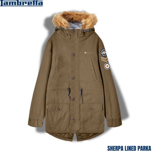 Lambretta mens sherpa lined - mens,