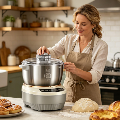 Electric dough maker with - 7l,