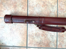 BRUCE & WALKER LEATHER FISHING ROD CARRY CASE ( TOP QUALITY )