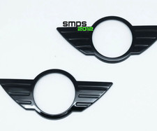 Mini F54 Clubman Gloss Black Badge Covers, Front and Rear 2014 - 2018