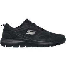 Skechers Summits South Rim Mens Training Shoes Black Gym Workout Sports Trainers