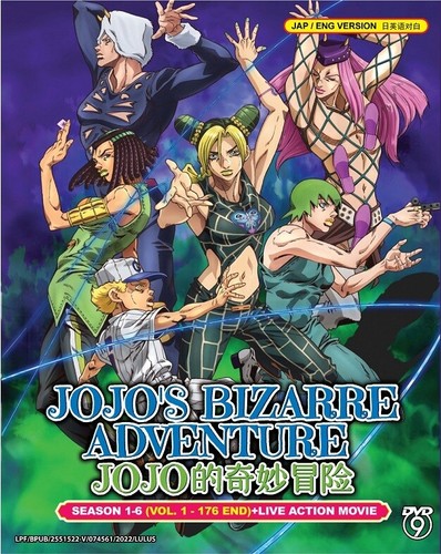 Dvd anime jojo bizarre - dvd, jojo's
