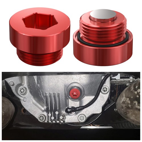 Red differential drain - differential, plugs