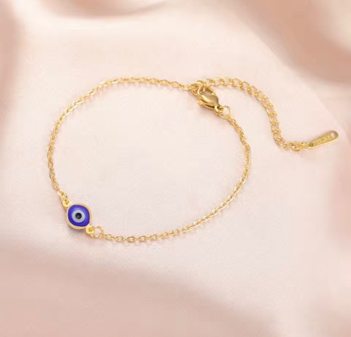 Simple circle blue - blue, evil