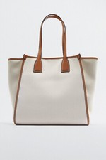Zara Canvas Fabric Shopper