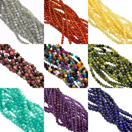 Natural round semi precious - natural, semi-precious