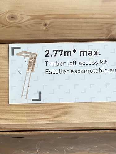 Loft ladder timber kit - ladder,