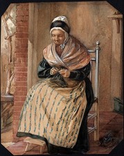Portrait Of An Old Lady With
