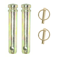 2x Top Link Pin Cat 1 Size 3/4" x 121MM Tractor Trailer Linkage Cat 1 c/w Pins