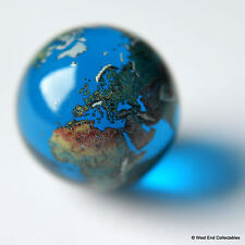 Earth Globe World Planet Glass Toy Marble 22mm Present Advent Stocking Filler