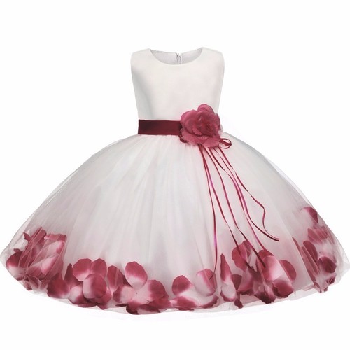 Baby girl dress - dress, petals