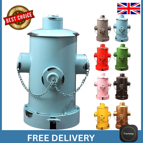 Retro garbage bin fire hydrant - garbage,