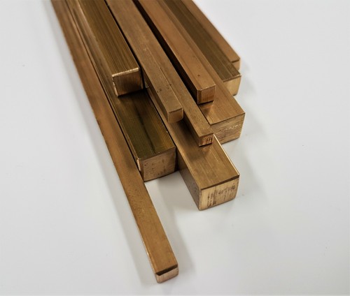 Brass round rod square bar - brass,