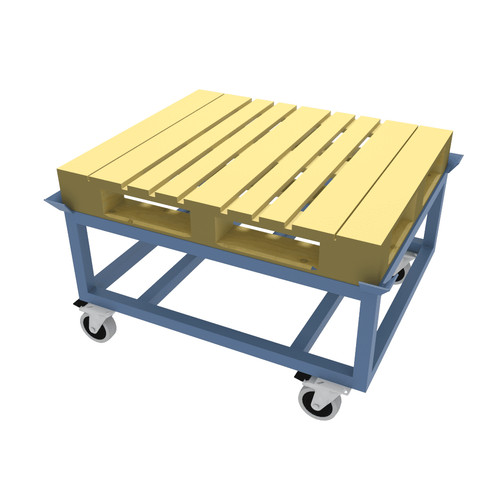Euro pallet dolly - pallet,