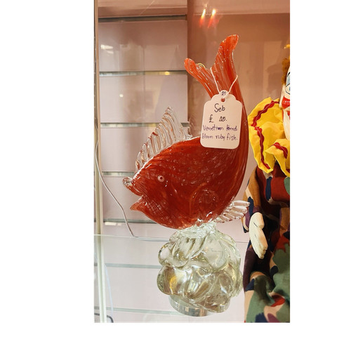Venetian art glass fish - art,