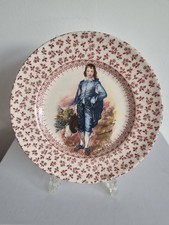 EIT England 8" Inch Side Plate English Ironstone, Gainsborough "The Boy Blue"