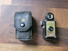 Coronet Midget Bakelite Subminiature Camera With Miniature Case Carrying
