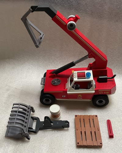 Playmobil 9465 fire crane - playmobil,